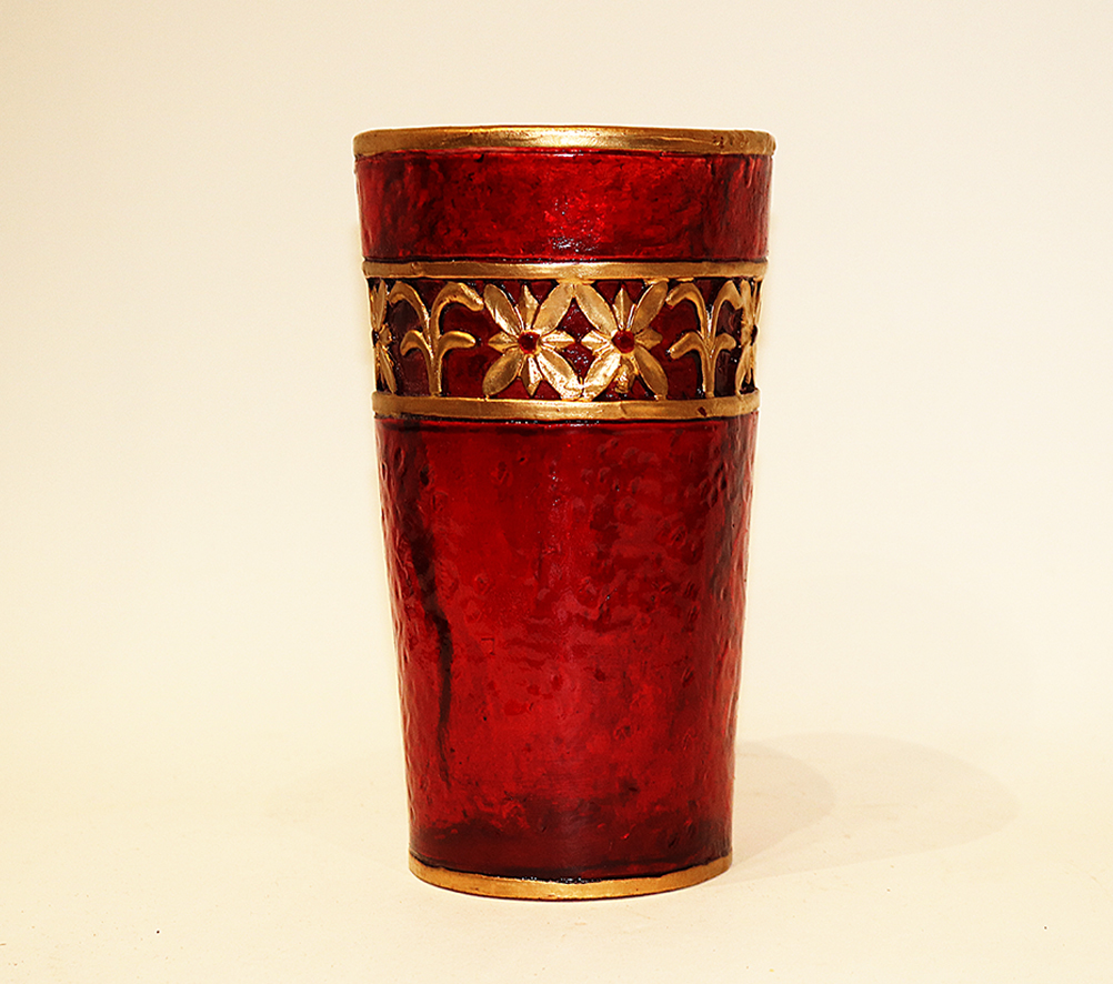 Vase, Windlicht, Makrolon 19 x 11 x 11